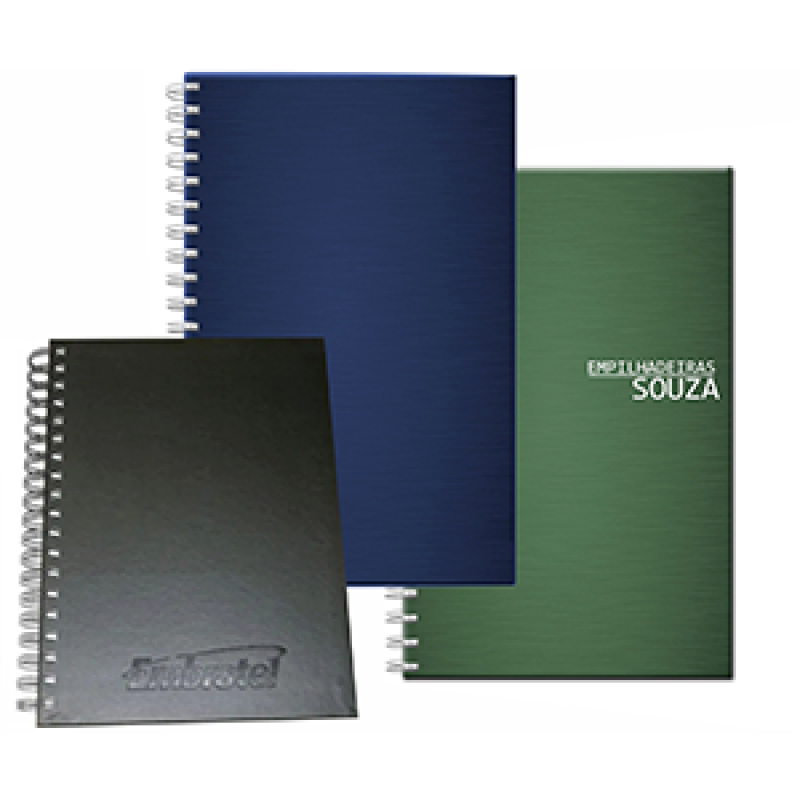 Caderno A5 Personalizado Rio das Ostras - Caderno Personalizado para Empresa