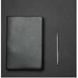 agenda e caneta personalizada orçamento Araucária